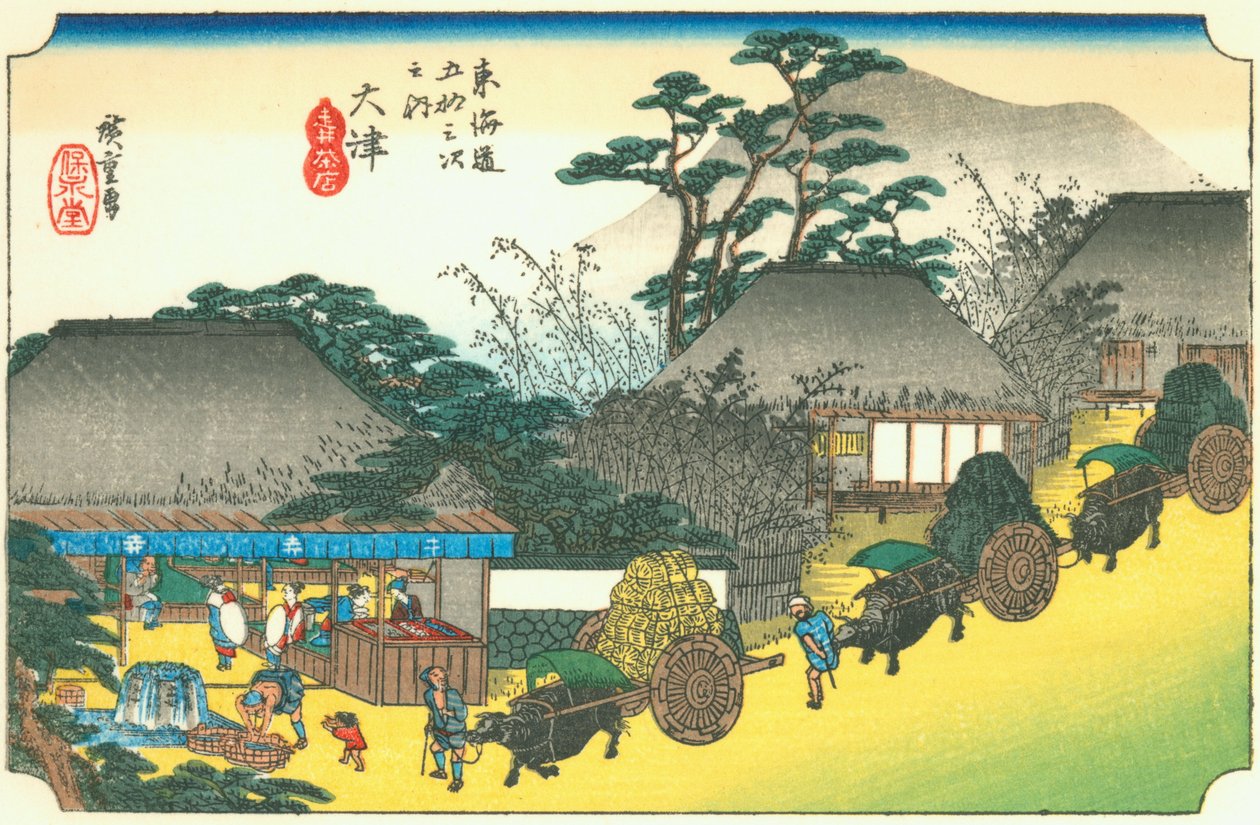 Ohtsu autorstwa Hiroshige
