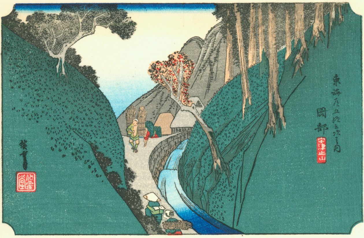 Okabe autorstwa Hiroshige