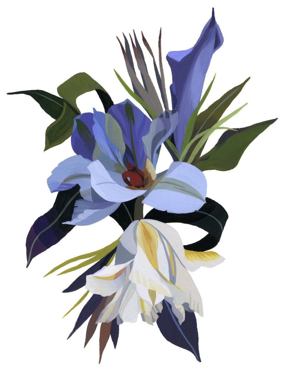 Wyimaginowany kwiat na motywie tulipana. autorstwa Hiroyuki Izutsu