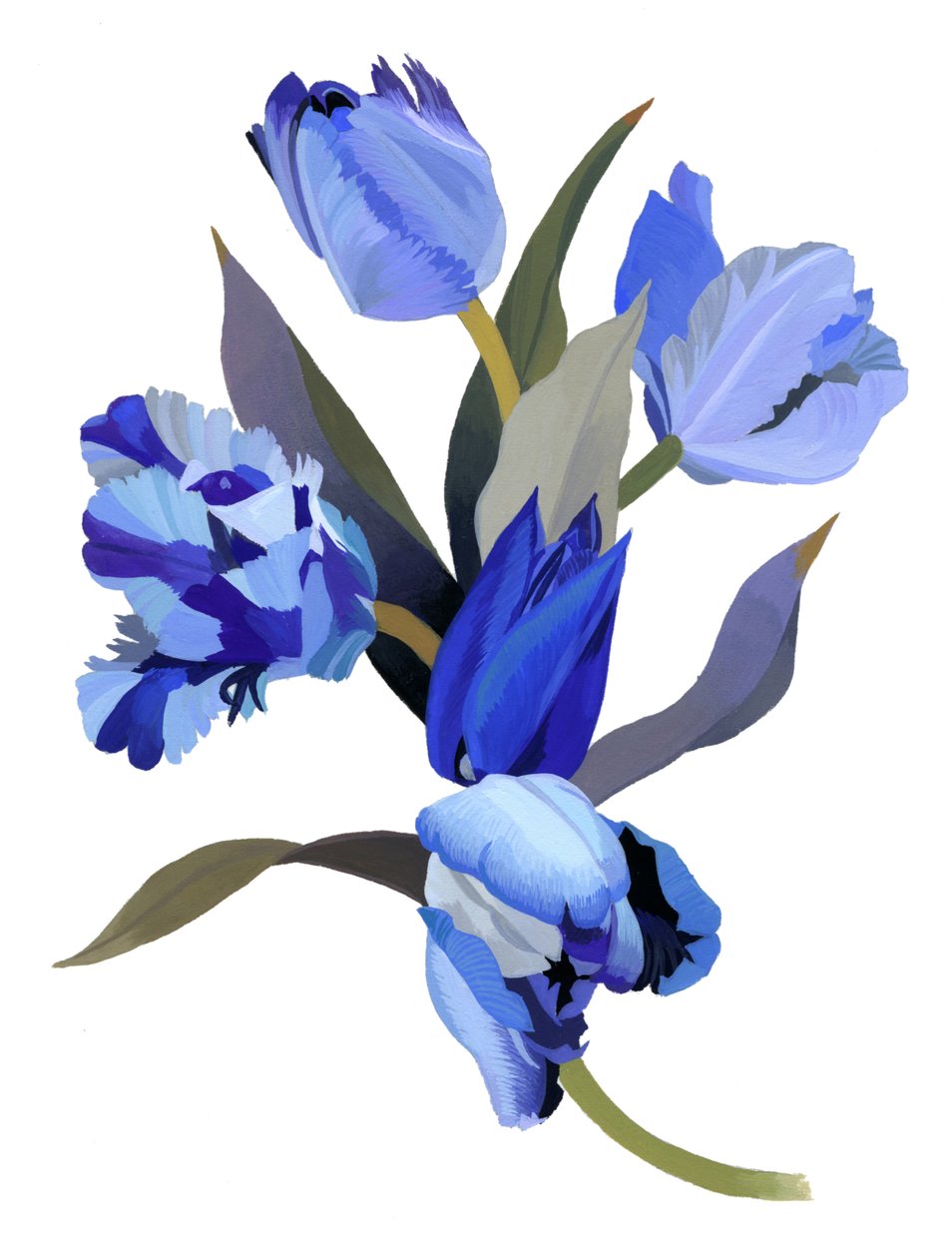 Niebieski tulipan autorstwa Hiroyuki Izutsu