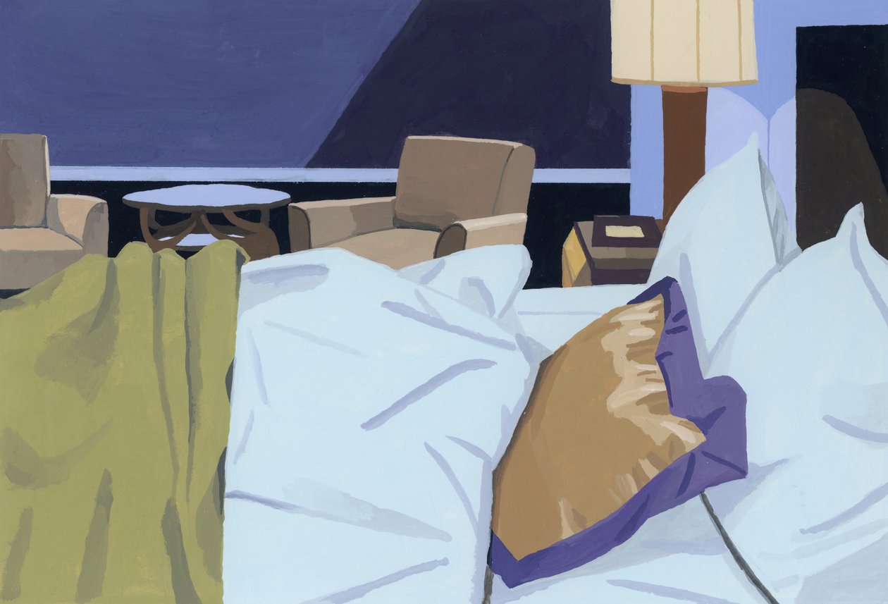 Hotel, sypialnia, 2016， autorstwa Hiroyuki Izutsu