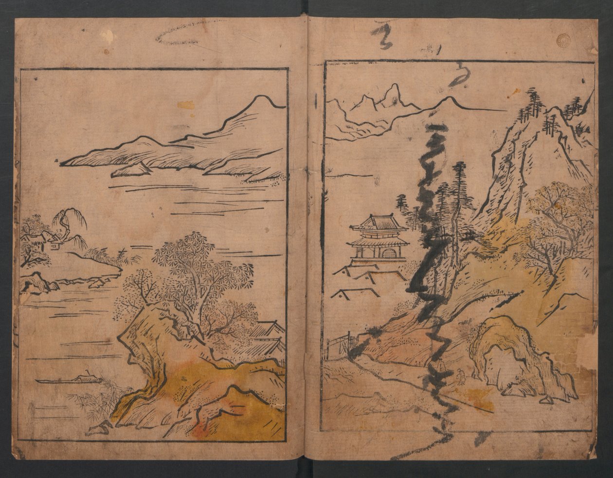 Illustrationen verschiedener Berufe (Wakoku shoshoku e-zukushi) autorstwa Hishikawa Moronobu