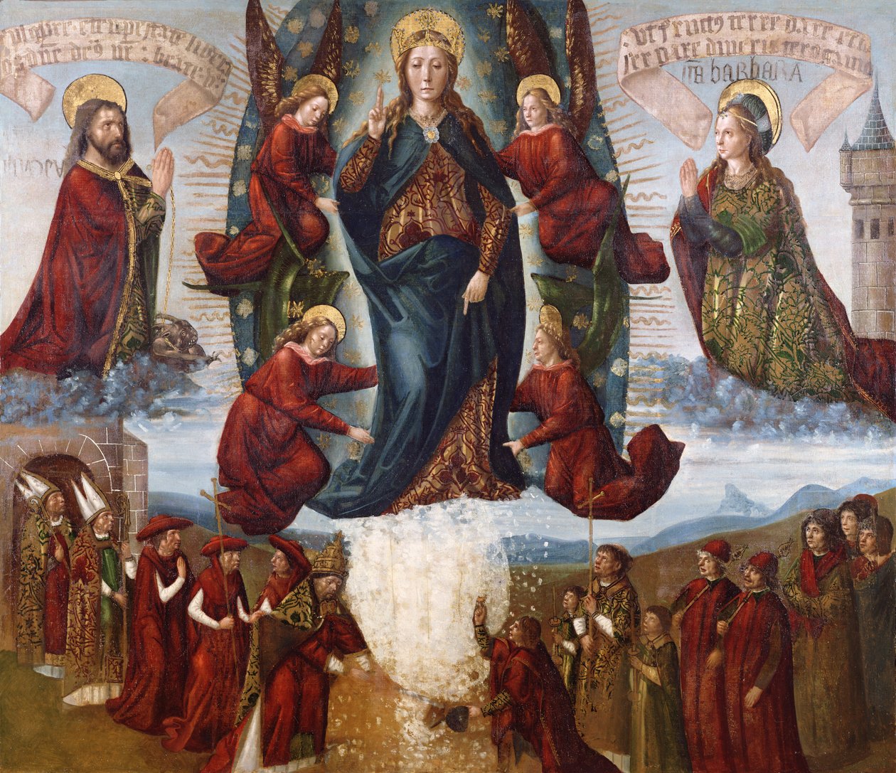 Cud na śniegu, koniec XV w. autorstwa Netherlandish School
