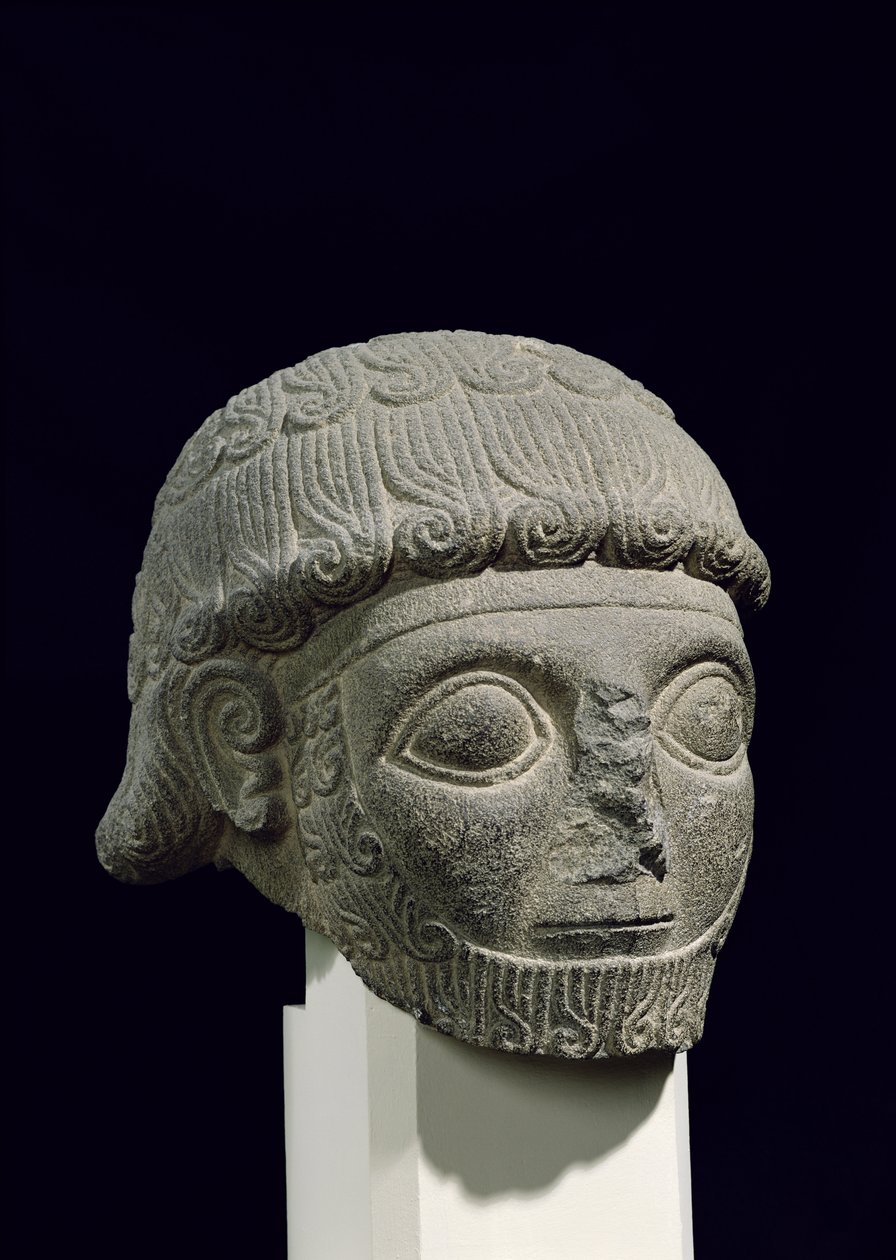 Głowa boga, z Barak w Turcji, XVIII-XVII w. p.n.e. autorstwa Hittite