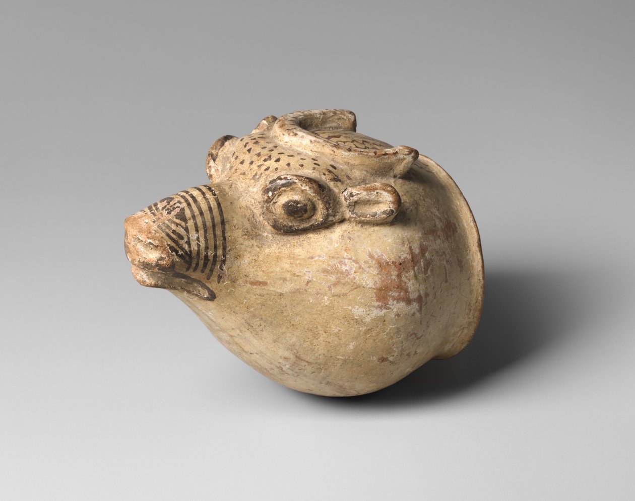 Statek, ok. 1900-1600 pne (ceramika malowana) autorstwa Hittite