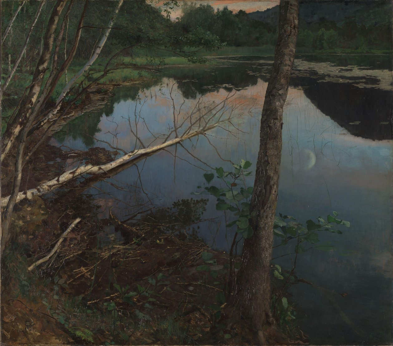 Letnia noc autorstwa Hjalmer Eilif Emanuel Peterssen