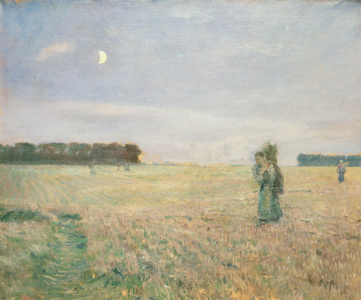 Koniec dnia (olej na płótnie) autorstwa Hjalmer Eilif Emanuel Peterssen