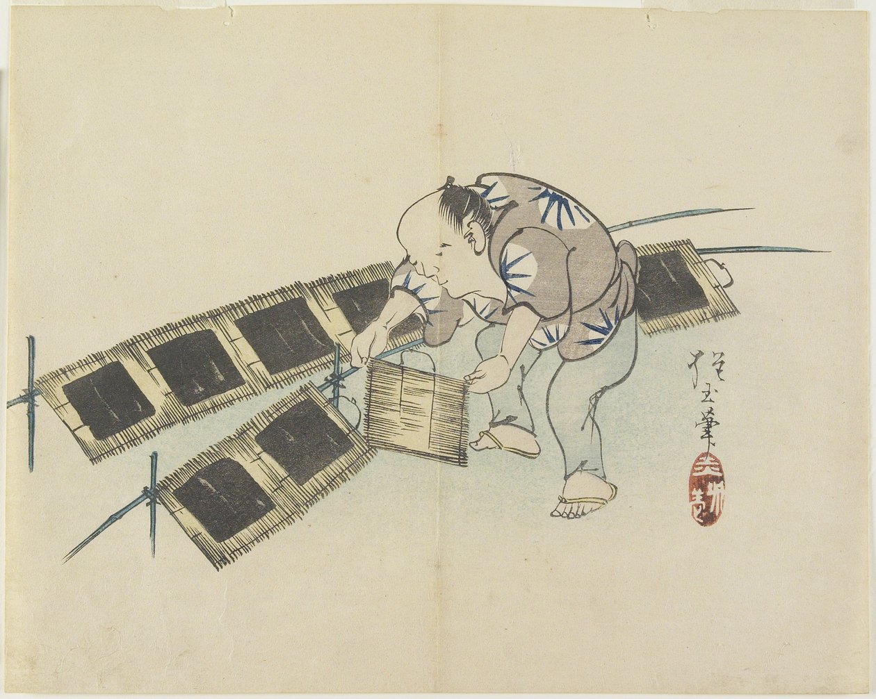 (kadź susząca), ok.1830 autorstwa Hogyoku