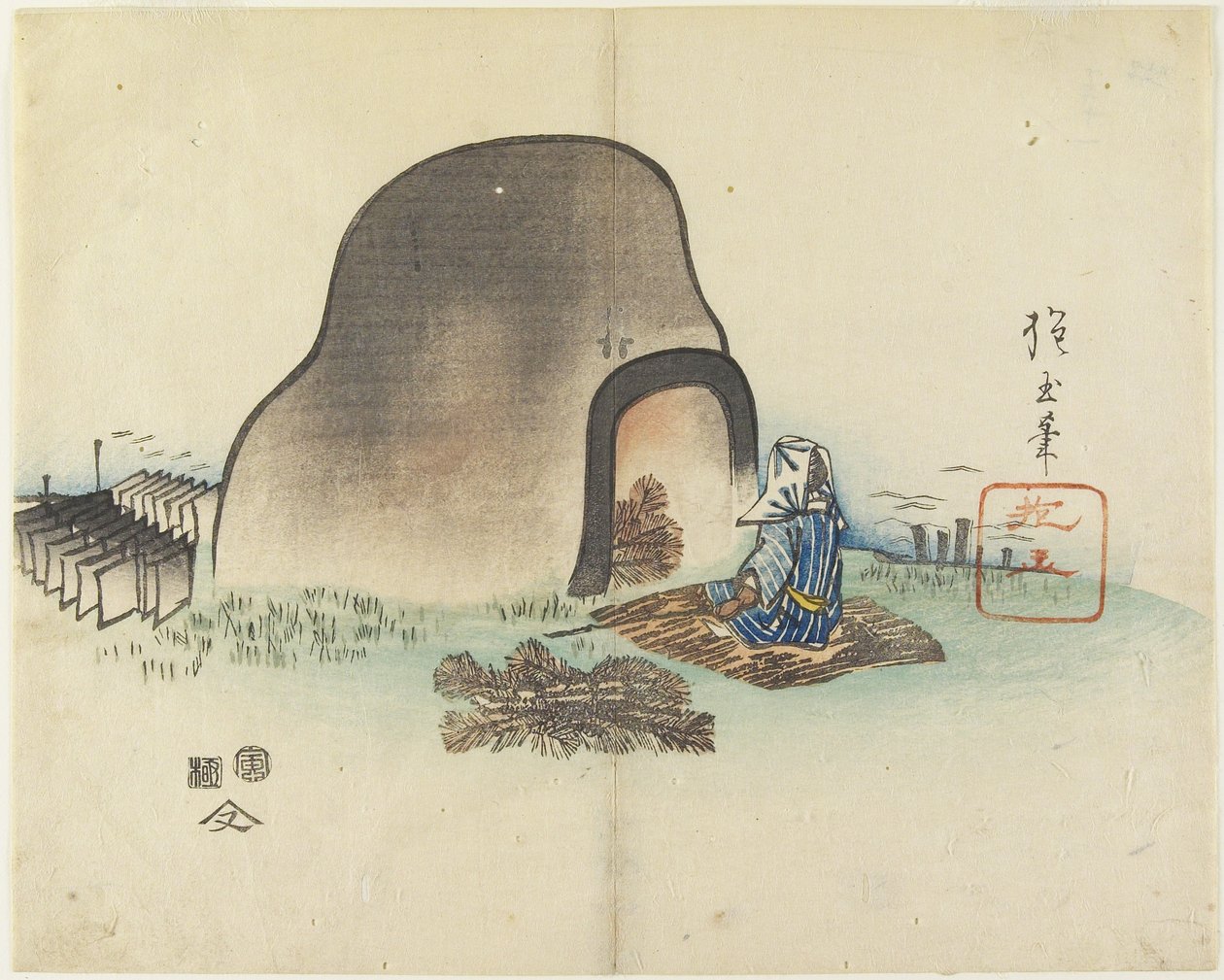 (kafelkarz), 1830 autorstwa Hogyoku