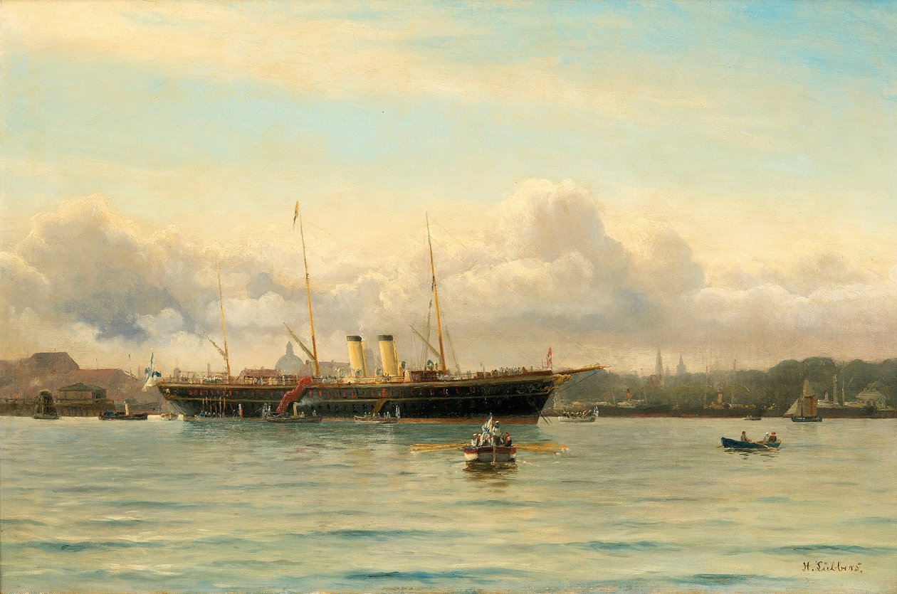 Imperial Yacht Polestar w porcie w Kopenhadze autorstwa Holger Peter Svane Lübbers