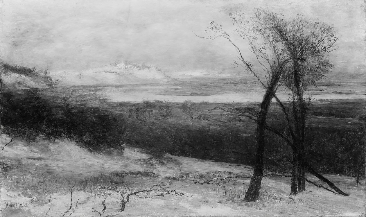 Za wydmami, jezioro Ontario, 1883-87. autorstwa Homer Dodge Martin
