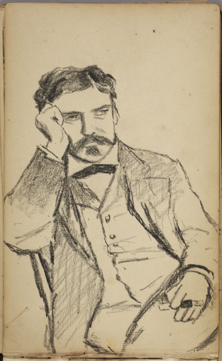 Portret mężczyzny autorstwa Homer Dodge Martin