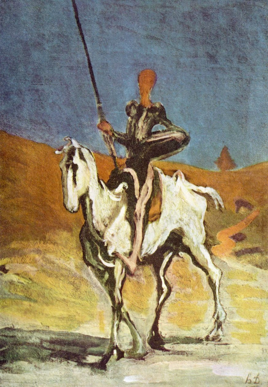 Don Kichot autorstwa Honoré Daumier