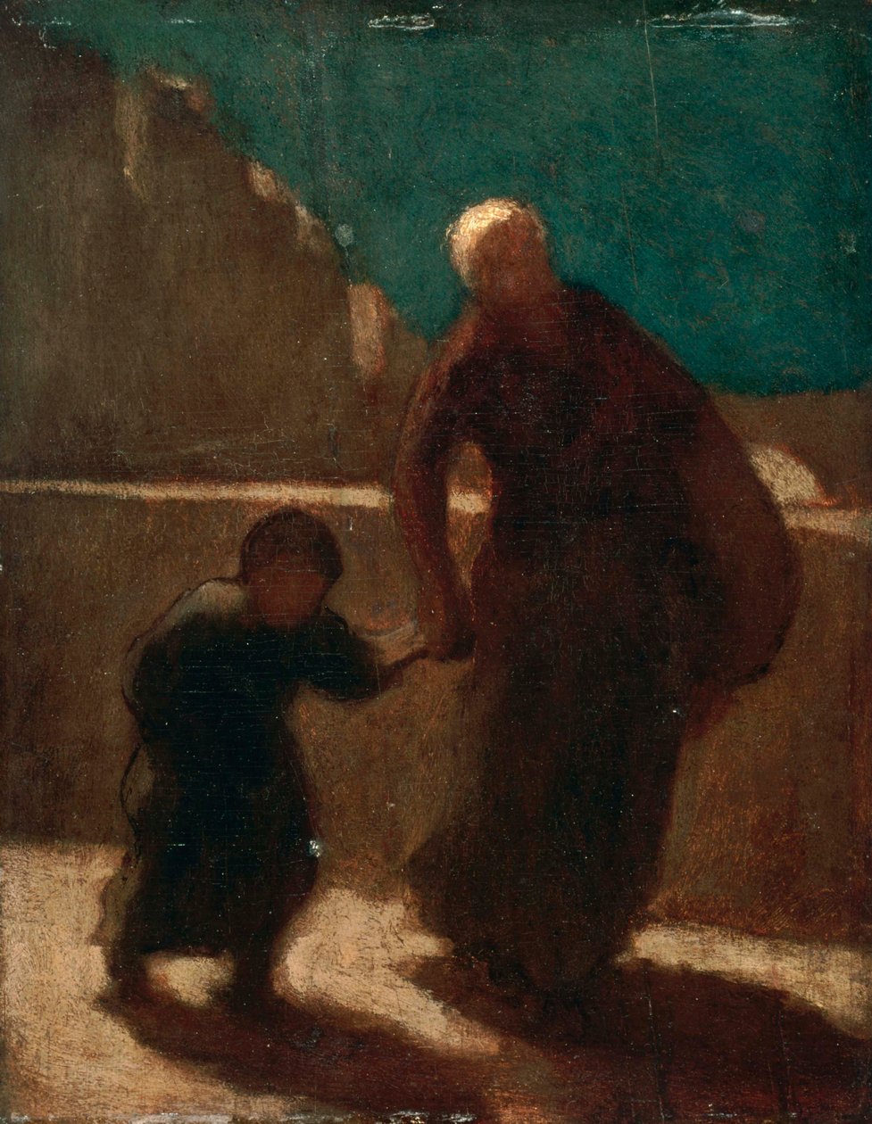 Na moście nocą autorstwa Honoré Daumier