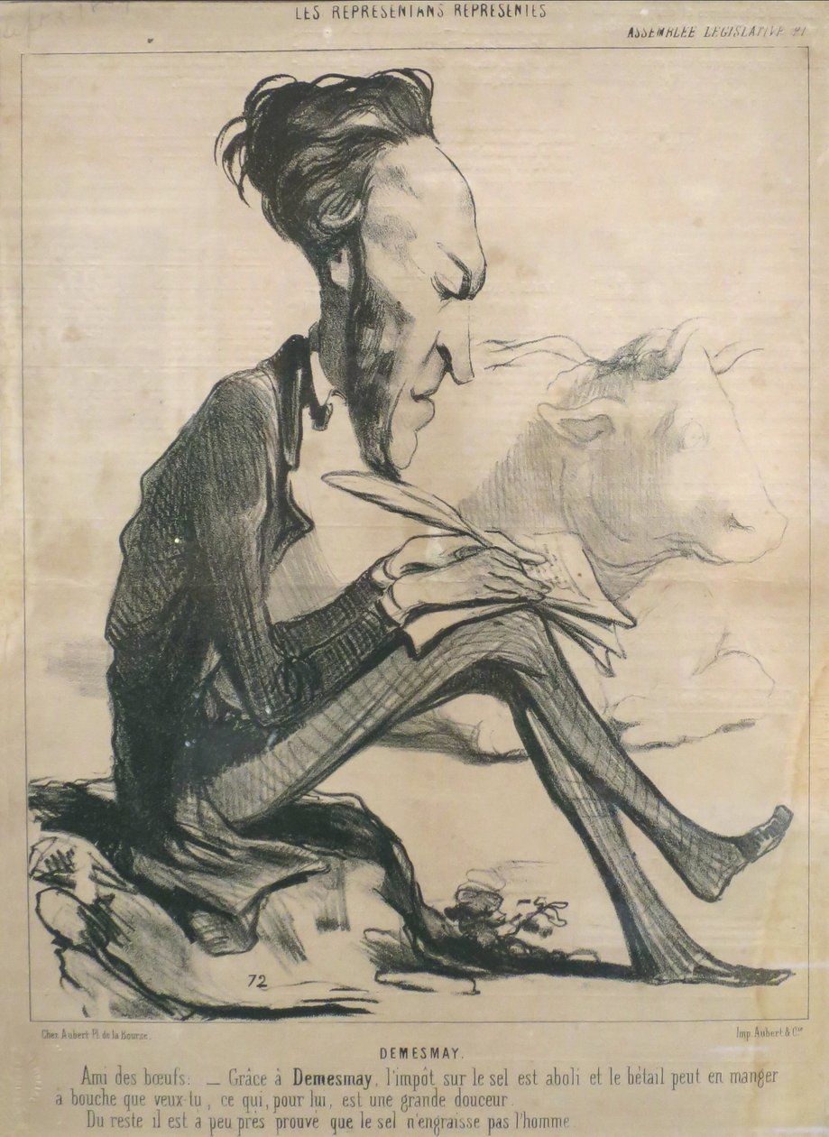 Ph. Auguste Demesmay autorstwa Honoré Daumier