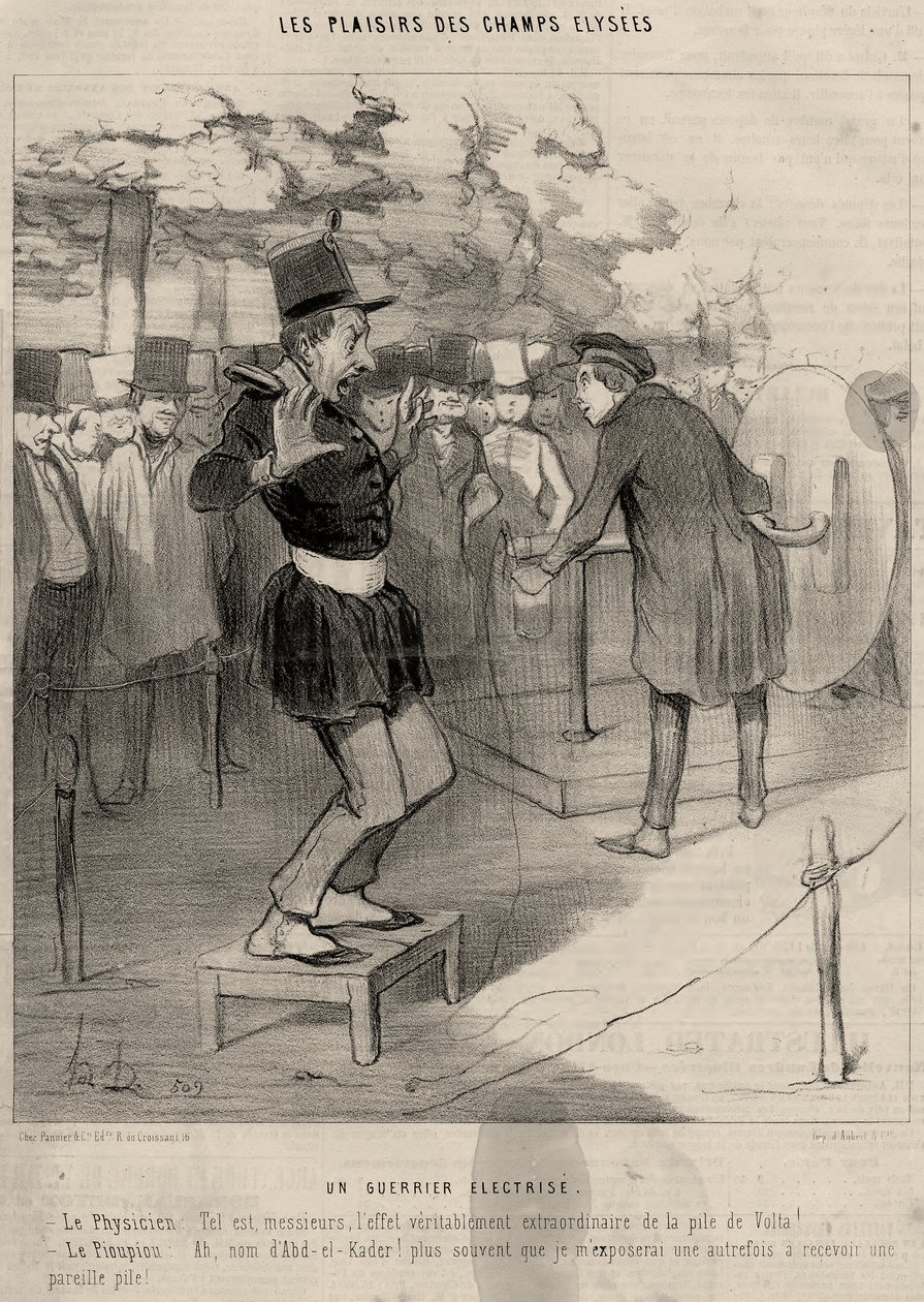 Przyjemności Champs Elysées autorstwa Honoré Daumier