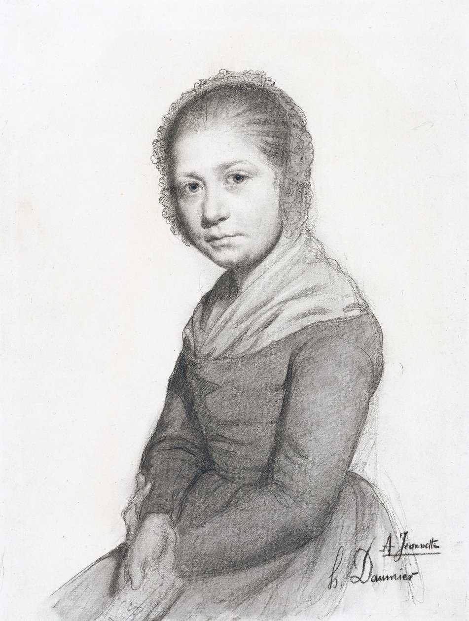 Portret dziewczyny (Jeannette), ok. 1930 r. 1830 autorstwa Honoré Daumier