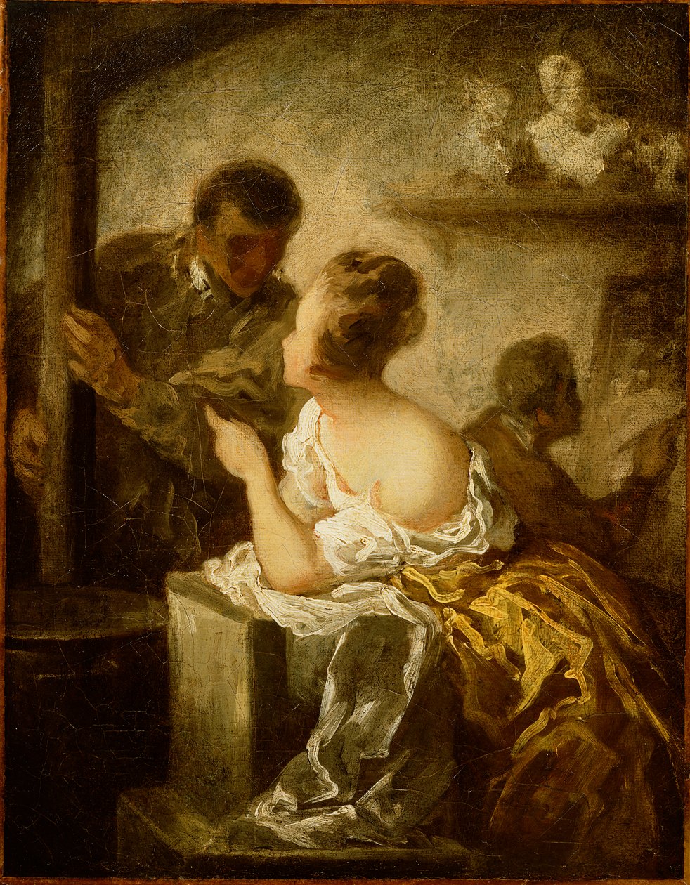 Studio, ok.1870 autorstwa Honoré Daumier