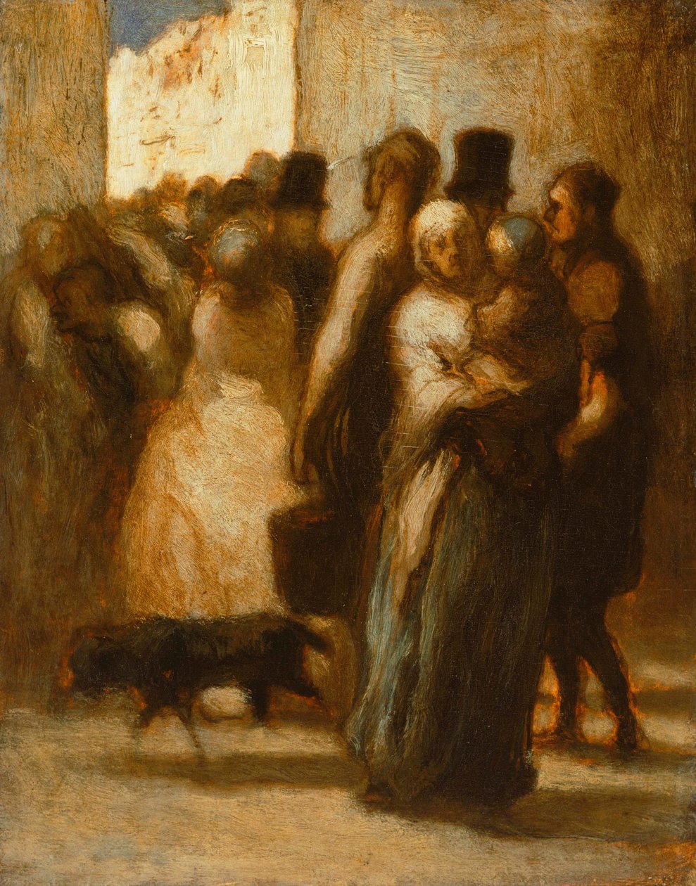 Na ulicę autorstwa Honoré Daumier