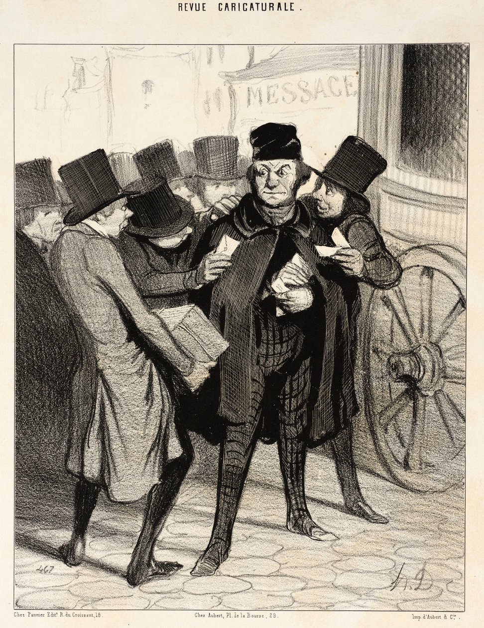 Przyjemna wycieczka do Paryża? autorstwa Honoré Daumier