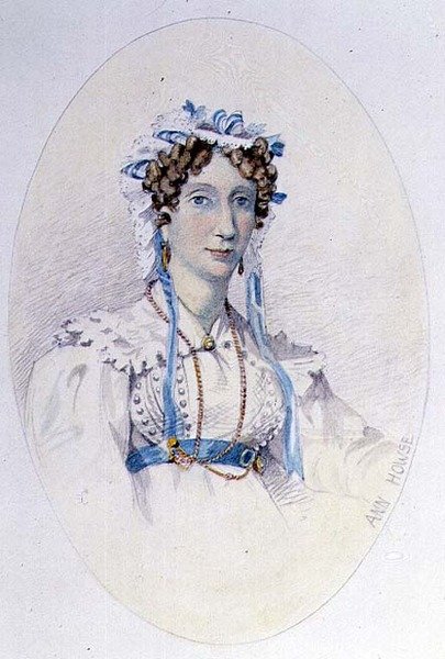 Portret Ann Howse (akwarela, ołówek na papierze) autorstwa Honor Charlotte Appleton