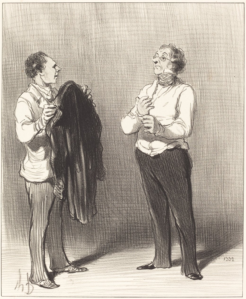 (Sługa) - Monsieur dobrze by zrobił... autorstwa Honoré Daumier