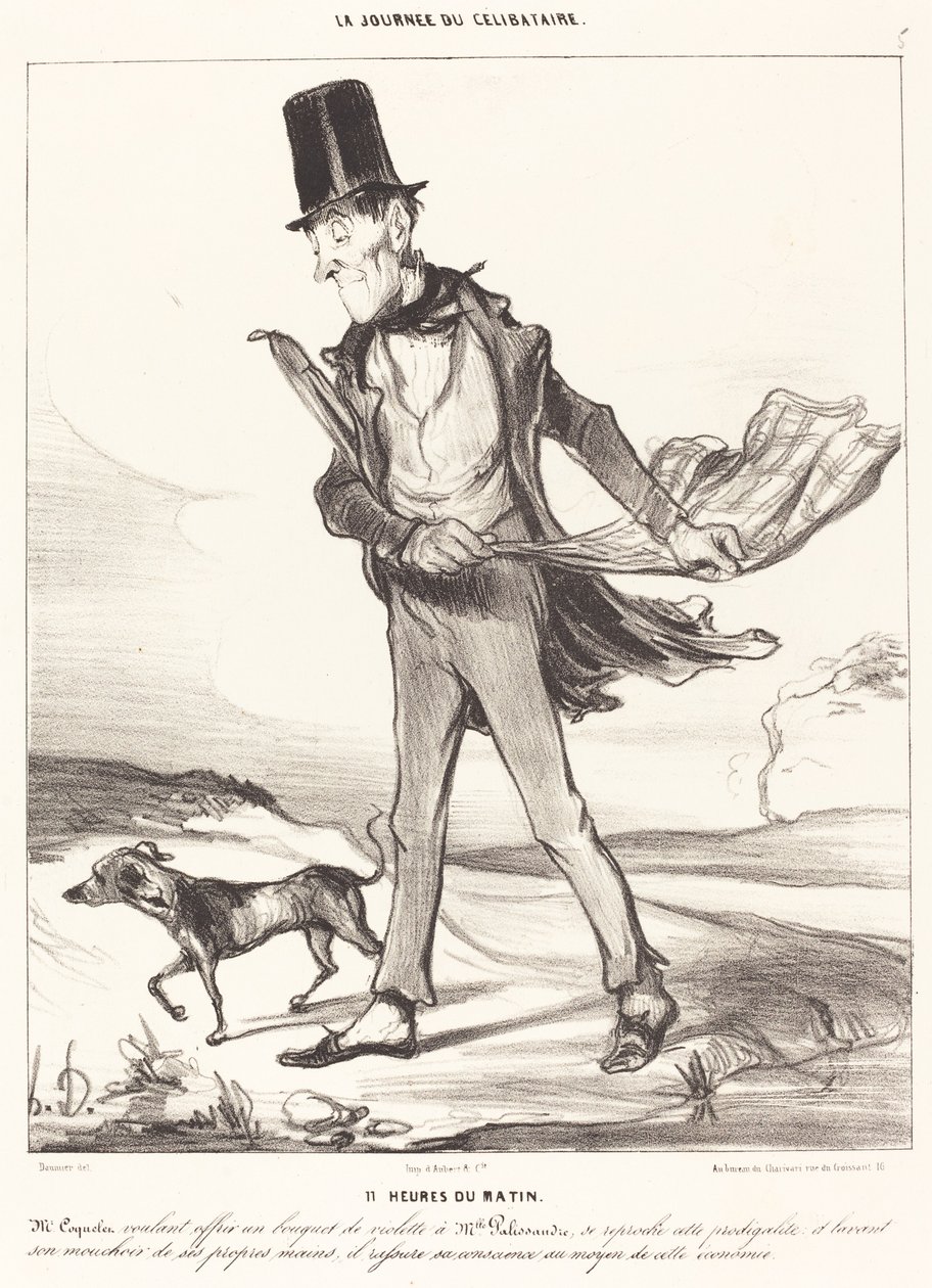 11:00 autorstwa Honoré Daumier