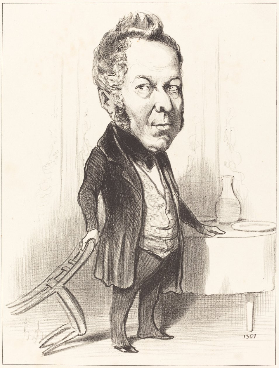 A.P.F. Deslongrais autorstwa Honoré Daumier