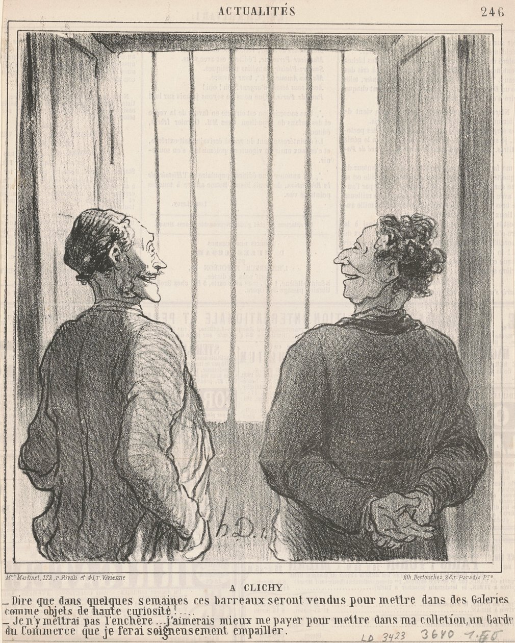 Clichy autorstwa Honoré Daumier