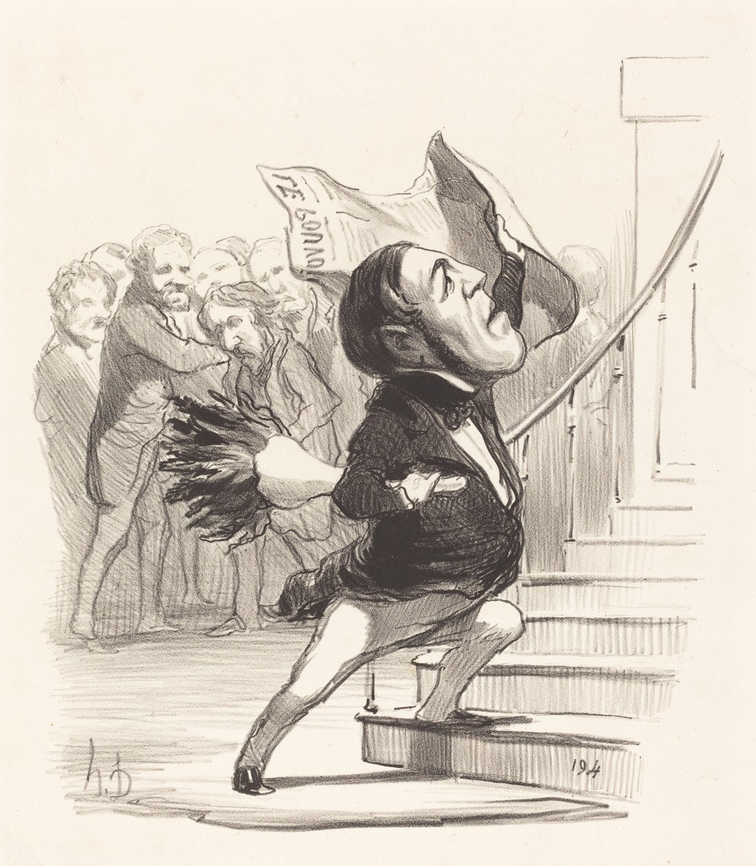 A. Granier de Cassagnac autorstwa Honoré Daumier