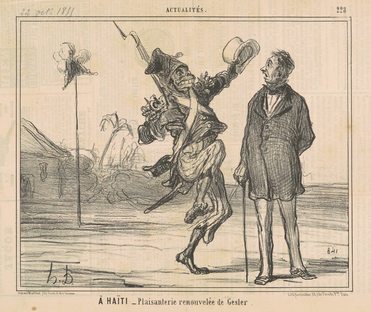 Haiti autorstwa Honoré Daumier