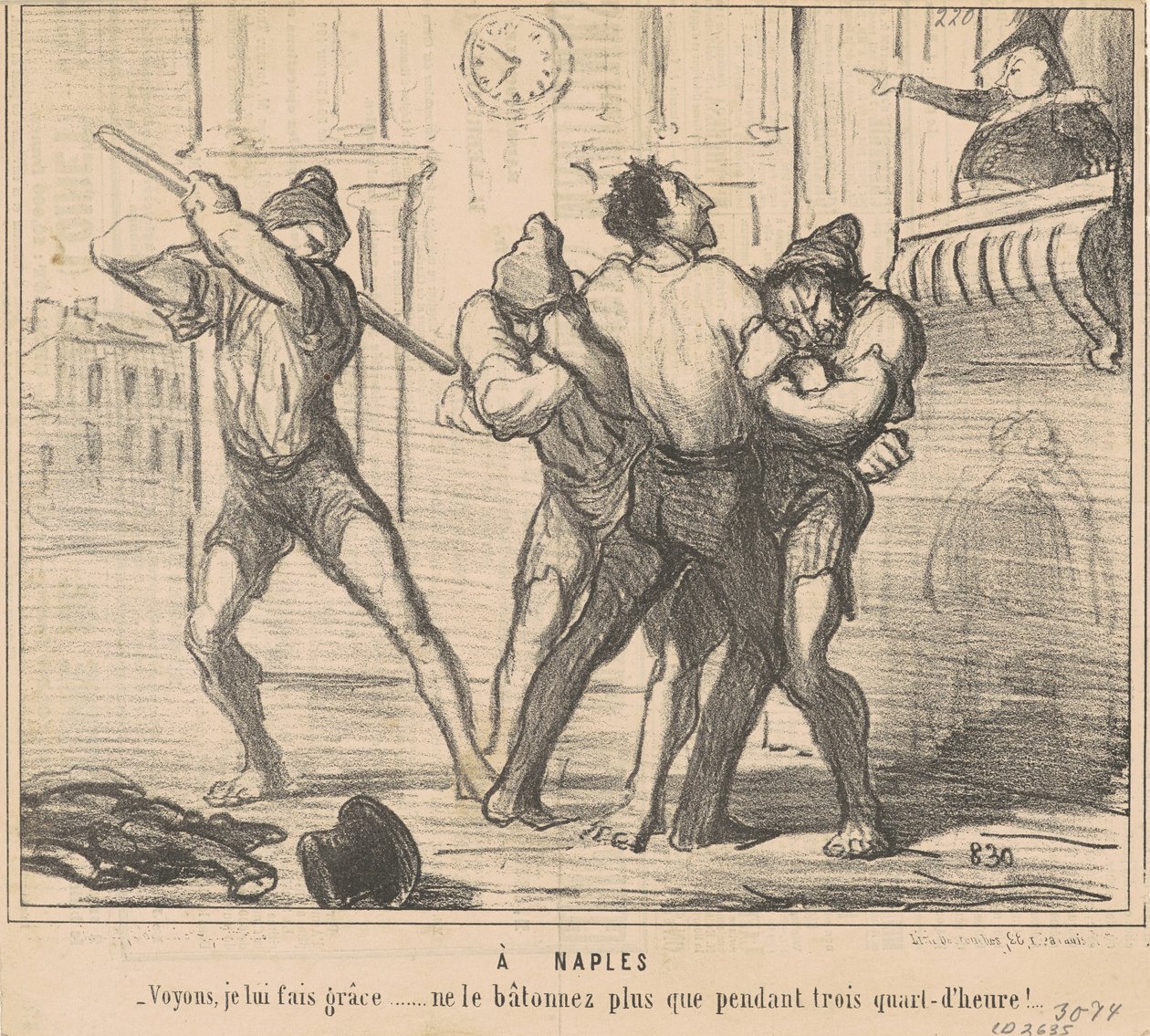 W Neapolu: Zobaczmy, oddaję mu łaskę... autorstwa Honoré Daumier