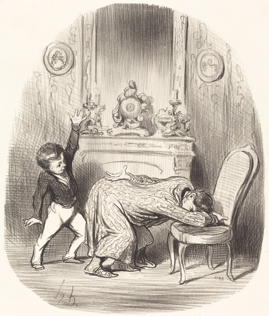 Za namową Henryka IV autorstwa Honoré Daumier
