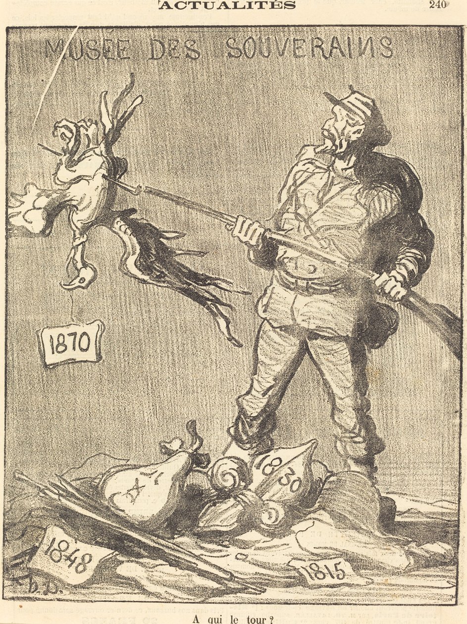 Kto następny? autorstwa Honoré Daumier
