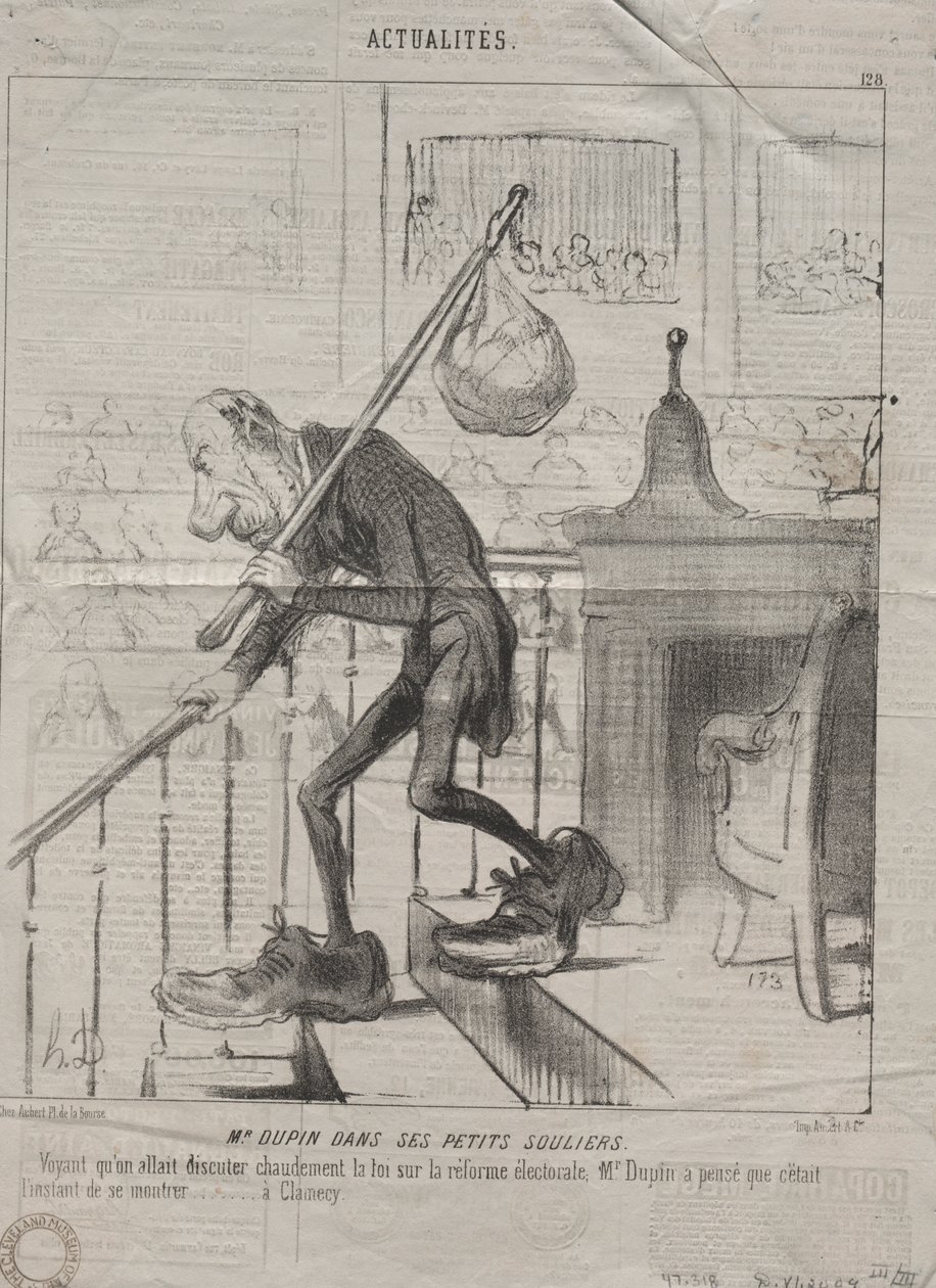 Fakty (nr 128): Pan Dupin w swoich małych bucikach autorstwa Honoré Daumier