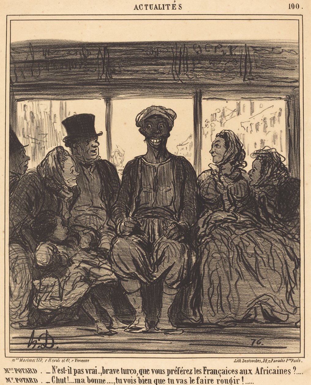 News: Pani Potard - Czy to nie prawda, dzielny Turco... autorstwa Honoré Daumier