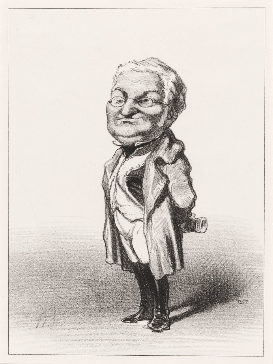 Adolf Thiers autorstwa Honoré Daumier