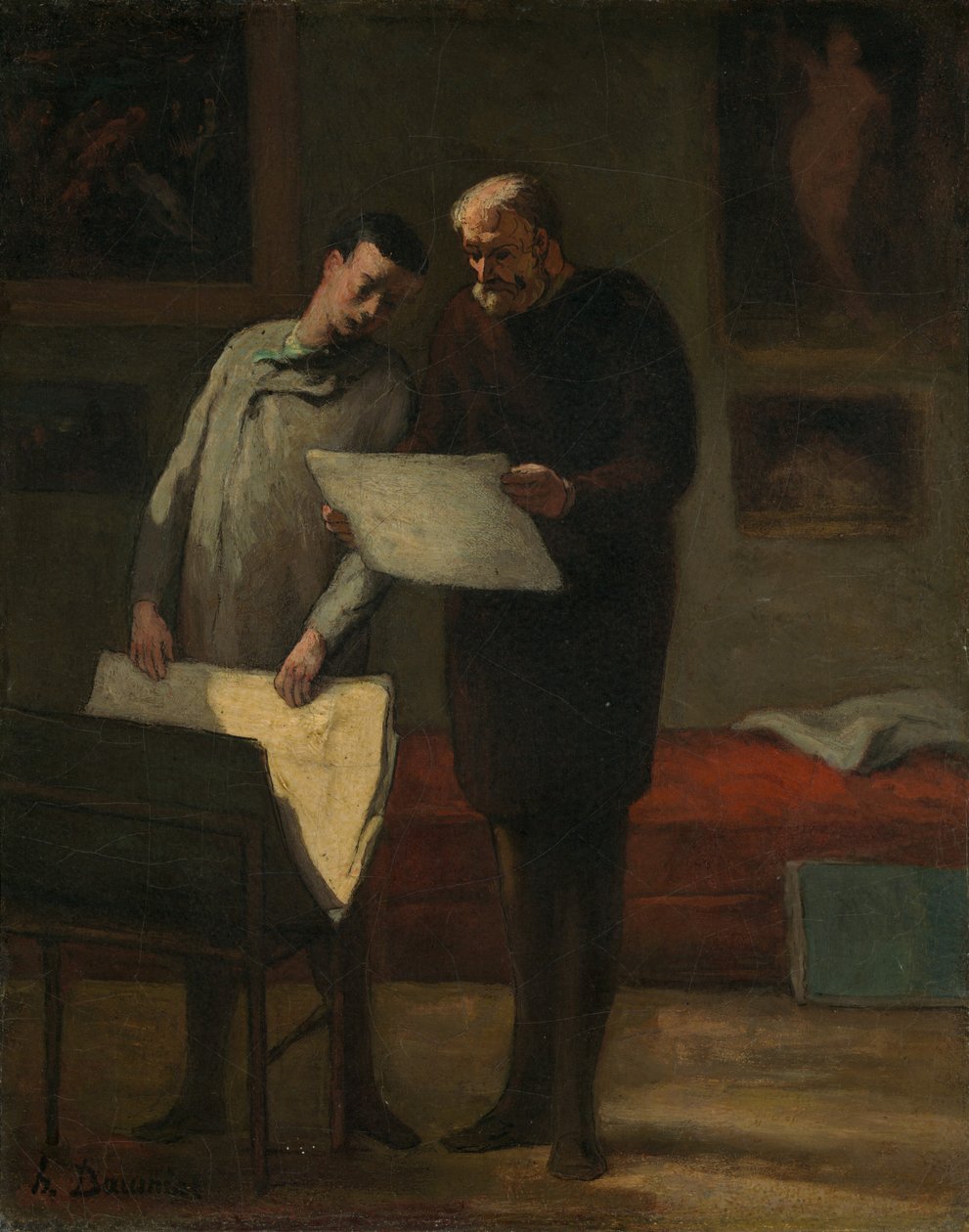 Porady dla młodego artysty autorstwa Honoré Daumier