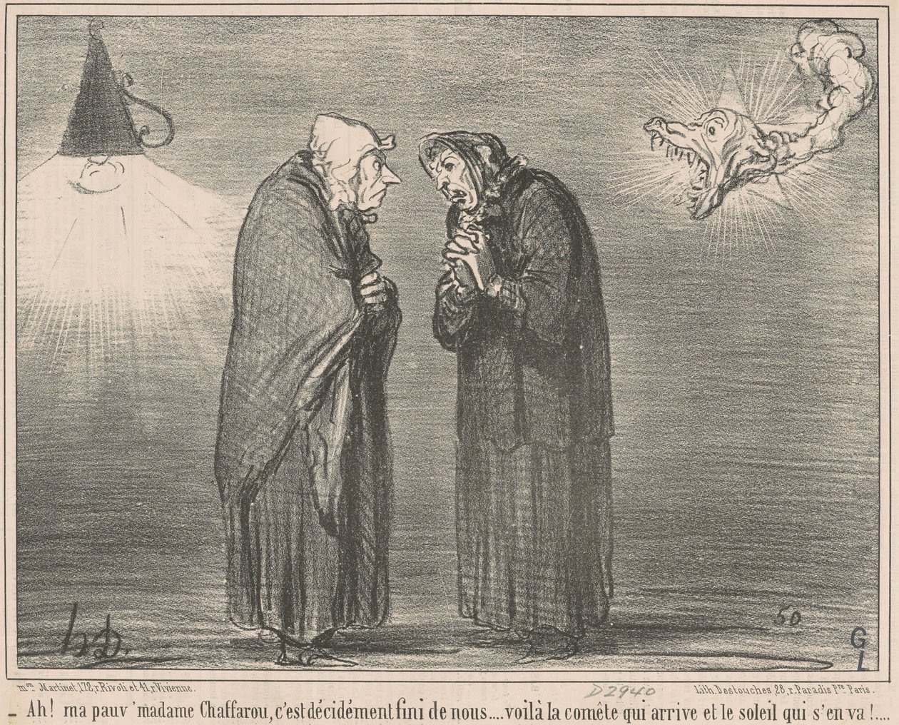 Uch! Czym jest Buffa tak długo jak szyfr... autorstwa Honoré Daumier