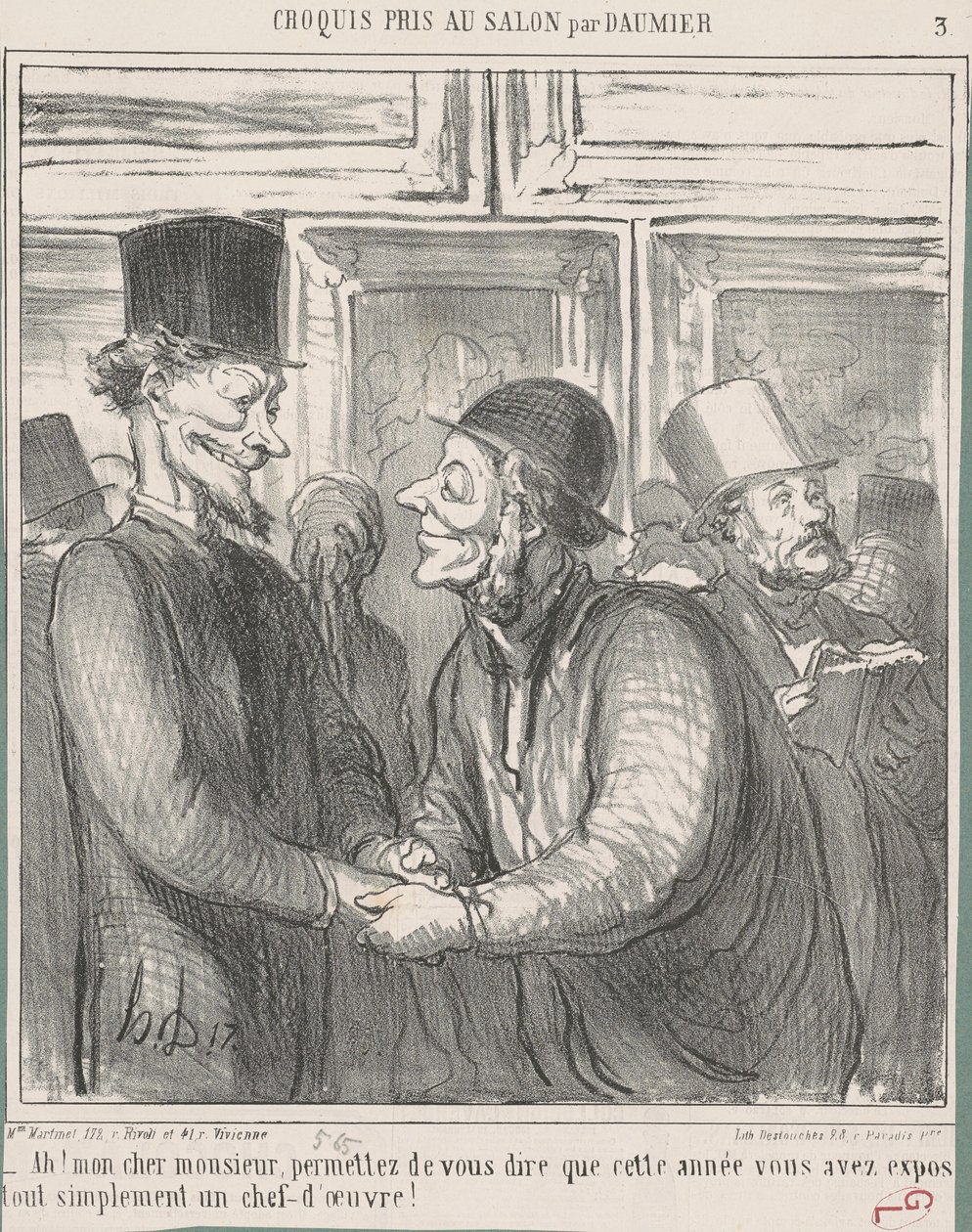 Ach! Mój drogi panie, pozwól... autorstwa Honoré Daumier