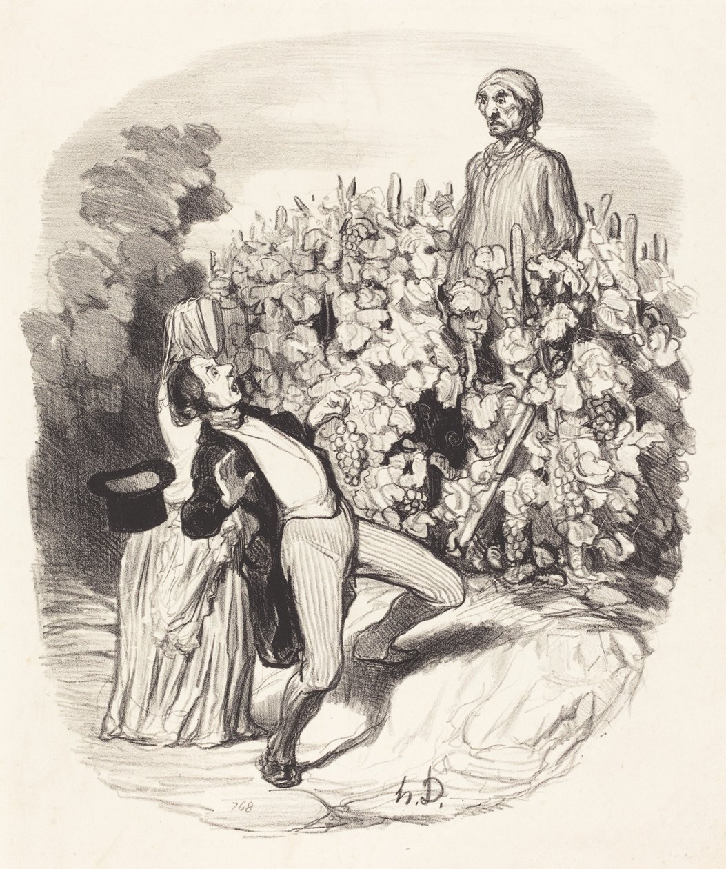 Ach! Saperlotte, chyba jesteśmy uszczypnięci! autorstwa Honoré Daumier
