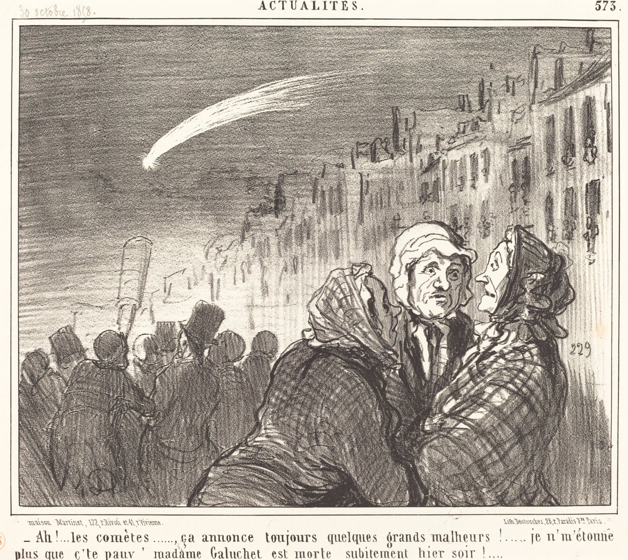 Ach!... komety... autorstwa Honoré Daumier