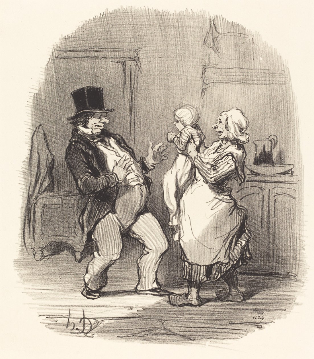 Ach! proszę pana... nie śmiej się z niego tak... autorstwa Honoré Daumier