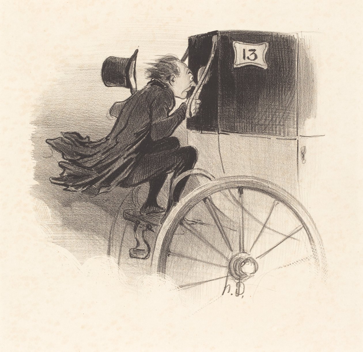 Ach! bardzo dobrze, jestem pewien! nieszczęśliwy... autorstwa Honoré Daumier