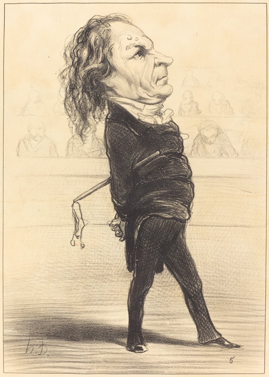 Alex. Thomas Marie autorstwa Honoré Daumier