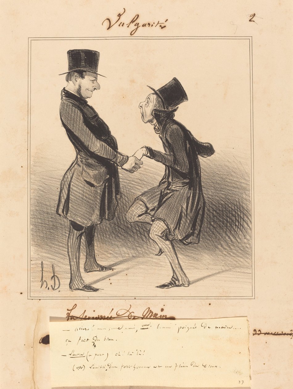 Chodźmy! mój młody przyjacielu, dobra garść... autorstwa Honoré Daumier