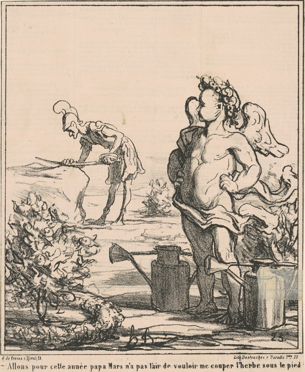 Chodźmy na rok tato Marzec... autorstwa Honoré Daumier