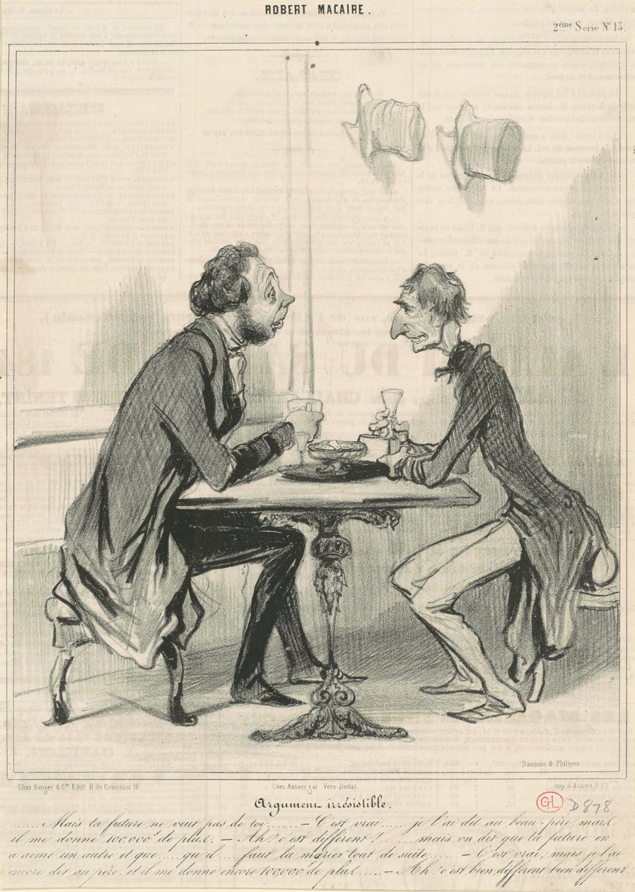 nieodparty argument autorstwa Honoré Daumier