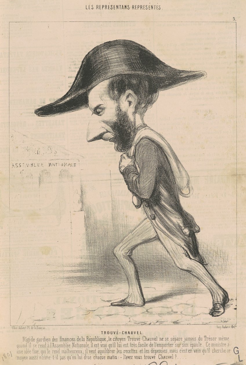 Ariste znalazł Chauvel autorstwa Honoré Daumier