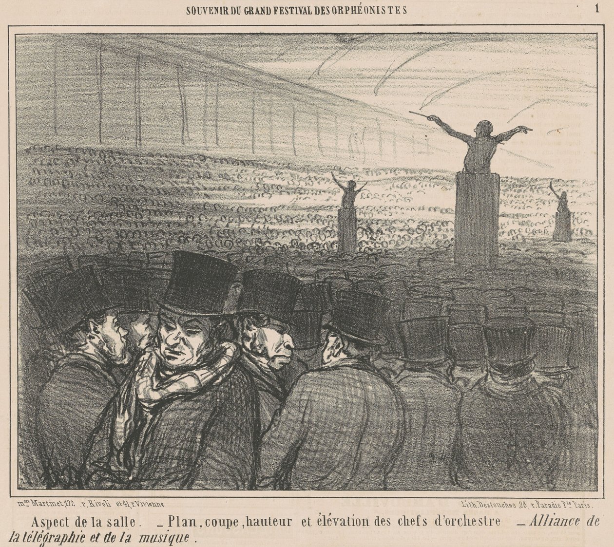 Wygląd pokoju autorstwa Honoré Daumier